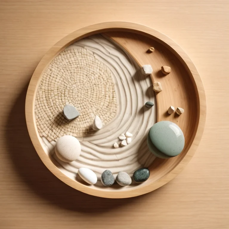 Minimalist workspace with Zen-inspired task board open in a browser